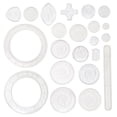 thumbnail image 1 of 1 Set 22pcs Multifunction Drawing Kit Creative Drawing Tools (Transparent), 1 of 9