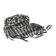 thumbnail image 2 of Bufanda árabe para exteriores, envolturas para el cabello, convenientes, pañuelos para la cabeza, bufandas con flecos a cuadros, turbante para mujeres en y negro, 2 of 8
