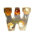 thumbnail image 1 of Handmade Floral Resin Night Light, LED, Dried Flowers in Resin, Letter Design, Soft Glow, Durable, Perfect Gift for Birthdays/Weddings, 1 of 3
