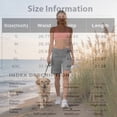thumbnail image 3 of Dwellite Shorts for Women Low Rise Fold Over Short Wide Leg Yoga Pants Y2K Lounge Palazzo Gauchos Pant Dark Gray S, 3 of 6