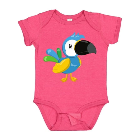 

Inktastic Colorful Parrot Tropical Parrot Cute Parrot Gift Baby Boy or Baby Girl Bodysuit