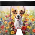 thumbnail image 4 of Welcome Spring Summer Jack Russell Terrier Portrait Flower Blue Sky All Over Print Boxer Briefs Underwear for Men Dad Parson Jack Dog Lover - 12001, 4 of 6