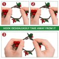 thumbnail image 4 of 12 Pcs Anneaux de Serviette de Noël, Porte-Serviettes Baies Rouges Boucle Rustique pour Déjeuner de Noël Action de Grâce, 4 of 5