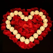 OSHINE 12-Pack LED Tea light Candles Flameless Tealight Battery Candles Votive Flickering Electric Candles for Valentine's Gift,Christmas,Halloween Deco,Anniversary,Wedding,Party(Warm Yellow)