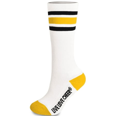 

Knee High Striped Sock Gold Adult