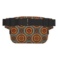 thumbnail image 3 of Fotbe African Tribal Style Cangurera Cuadrada con Estampado de Doble Capa, Bolsa de Cintura Ajustable Mini para Hombres y Mujeres, 3 of 9