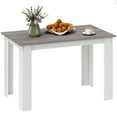 thumbnail image 1 of HOMCOM 47" Modern Dining Table for 4-6 People with Wood Effect, Grey, 1 of 10