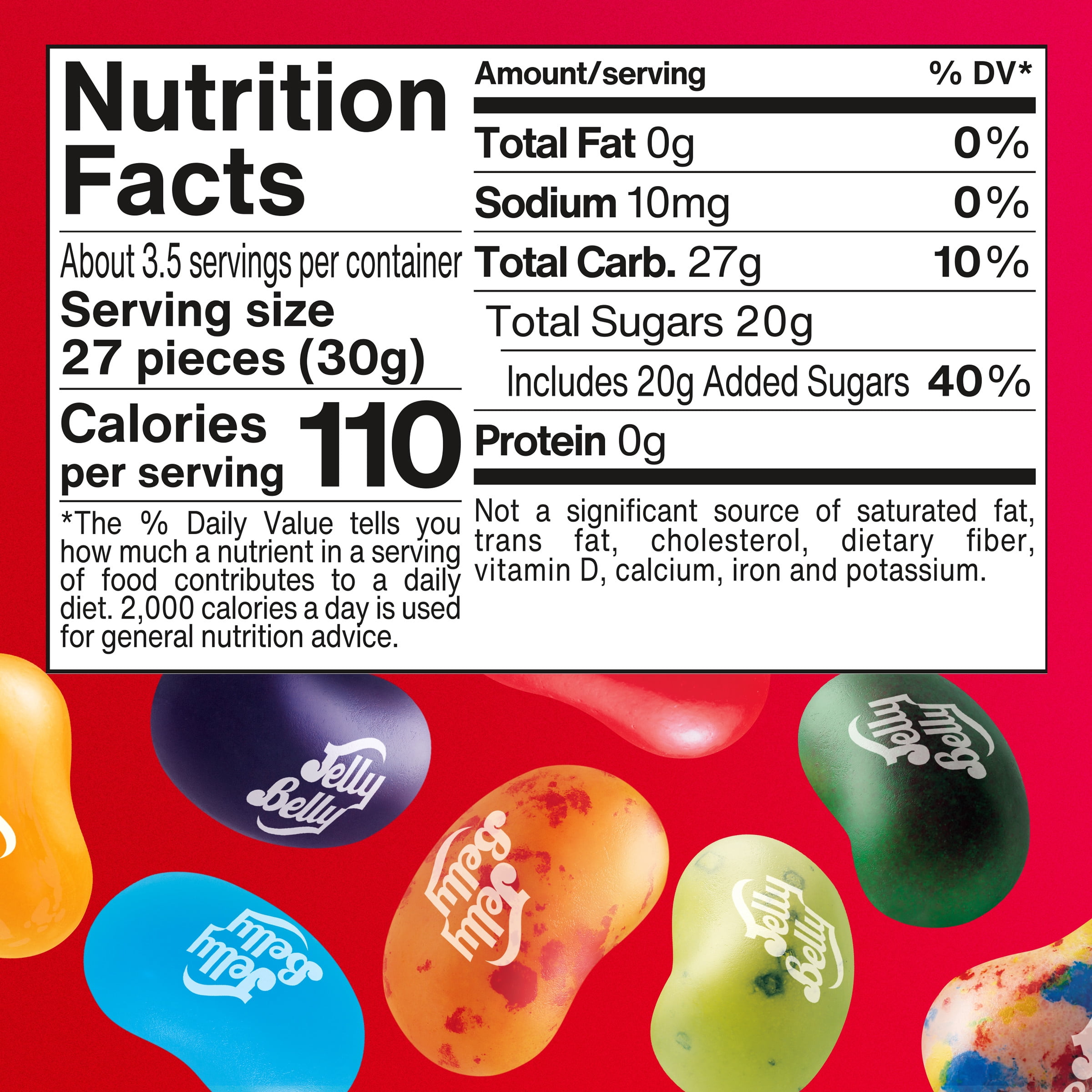 Jelly Belly Signature 10 Jelly Bean Collection - 3.5 oz Grab & Go® Bag, 12-Count Case - Genuine, Official, Straight from the Source