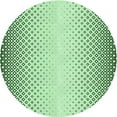 thumbnail image 1 of Ahgly Company Machine Washable Indoor Round Transitional Mint Green Area Rugs, 6' Round, 1 of 7