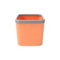 thumbnail image 2 of BAOPAI Desktop Push Type Trash Can with Lid 6L Large Capacity Space Saving Compact Design for Home Office Kitchen Car Restaurant and Bathroom Use, 2 of 9