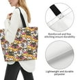 thumbnail image 3 of Balery Cute Cat Bolsa Tote Estilo Estético con Cremalleras, Bolsa de Hombro, Bolsa de Compras Grande y Plegable, 3 of 8