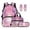 Axolotl Cherry Blossom Cloud, variant on Binienty Panda Cherry Blossom Middle School Girls Backpack Set Large Capacity School Book Bag Lunch Bag Reusable Pen Organizer Case Bookmarks Children School Supplies