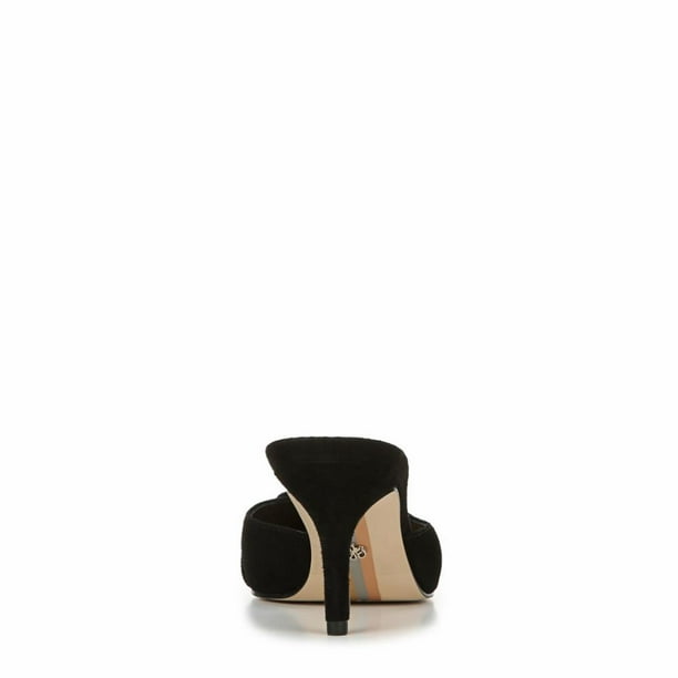Sam Edelman JANESSA BLACK KID SUEDE LEA SHOE Walmart