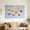 Blue, variant on Vision Board, Scalloped Felt Bulletin Board, 24 x 16 Inches Pin Cork Board Decorative Cork Alternative for Wall, Foldable Picture Self Adhesive Vision Prayer Board