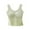 Green, variant on Posijego Plus Size Tank Tops for Women Self Bra Padded Scoop Neck Basic Undershirts Sleeveless Shirts