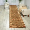 thumbnail image 4 of Nourison  Living Treasures Persian Border Floral Area Rug Green 2' 6" x 12' Latex Free Wool Oriental N/A 12' Runner Indoor,Runner, 4 of 4
