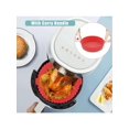 thumbnail image 2 of Air Fryer Silicone Pot, Silicone Air Fryer Liners, Air Fryer Accessories, Replacement Disposable Parchment Paper Liners For Cooking, 1pc Black, 2 of 4