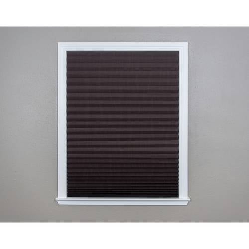 Pack of 6 Temporary Shades Pleated Window Paper Shades Room Darkening Blinds Black 36 x 69
