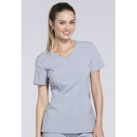 

Cherokee Infinity Women s Scrubs Top Mock Wrap 2625A