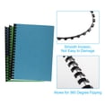 thumbnail image 4 of Unique Bargains 100 Pcs 12mm (1/2") Plastic Binding Combs 90 Sheet Capacity 21 Rings, Black, 4 of 6