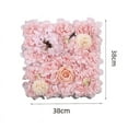 thumbnail image 2 of Artificial Flower Pink Rose Hydrangea Flower Background Wall Fake Flower Indoor Wedding Shooting Decorations Flower Row, 2 of 6