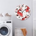 thumbnail image 7 of ZXCXRQFa Watercolor Fishs Pattern Wood Wall Clock Silent Non-Ticking Kitchen Desk Clock Battery Operated Analog Decorative Round Clocks 10 in Garden Home Decor, 7 of 7