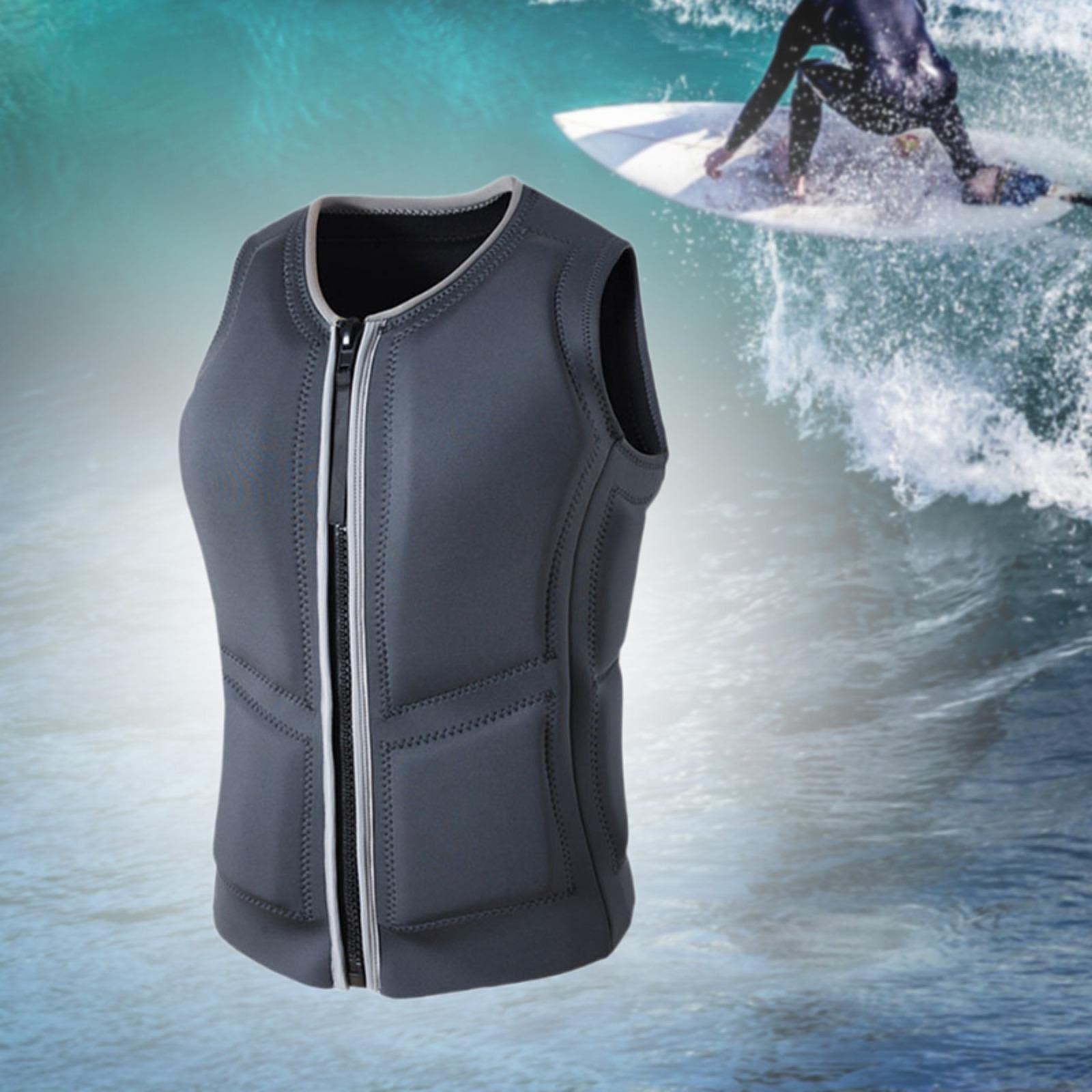 DimyFew Adult Life Vest Buoyancy Aid Portable Lightweight Summer Life Jacket for Boating L