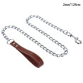 thumbnail image 4 of Dog Chain Leash Metal Chew Proof Pet Leash Dog Training Leash with Padded Handle, 4 of 10