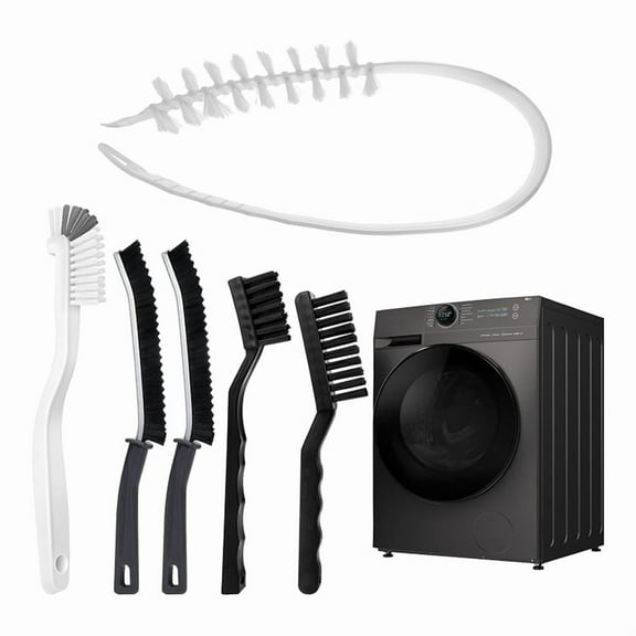 Washing Machine Cleaning Brush Kits,Front Load Washer Cleaner Tools Accessories for Tight Spaces and Rubber Seal