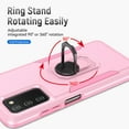 thumbnail image 5 of NIFFPD Samsung Galaxy A03S Case with Screen Protector (Anti Spy Privacy) Shockproof Phone Cover Case with Ring Kickstand Pink, 5 of 8