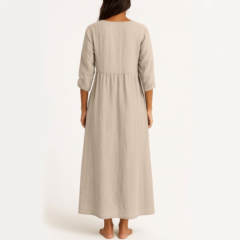 fall cotton dresses for women Modest floral fall dresses for women