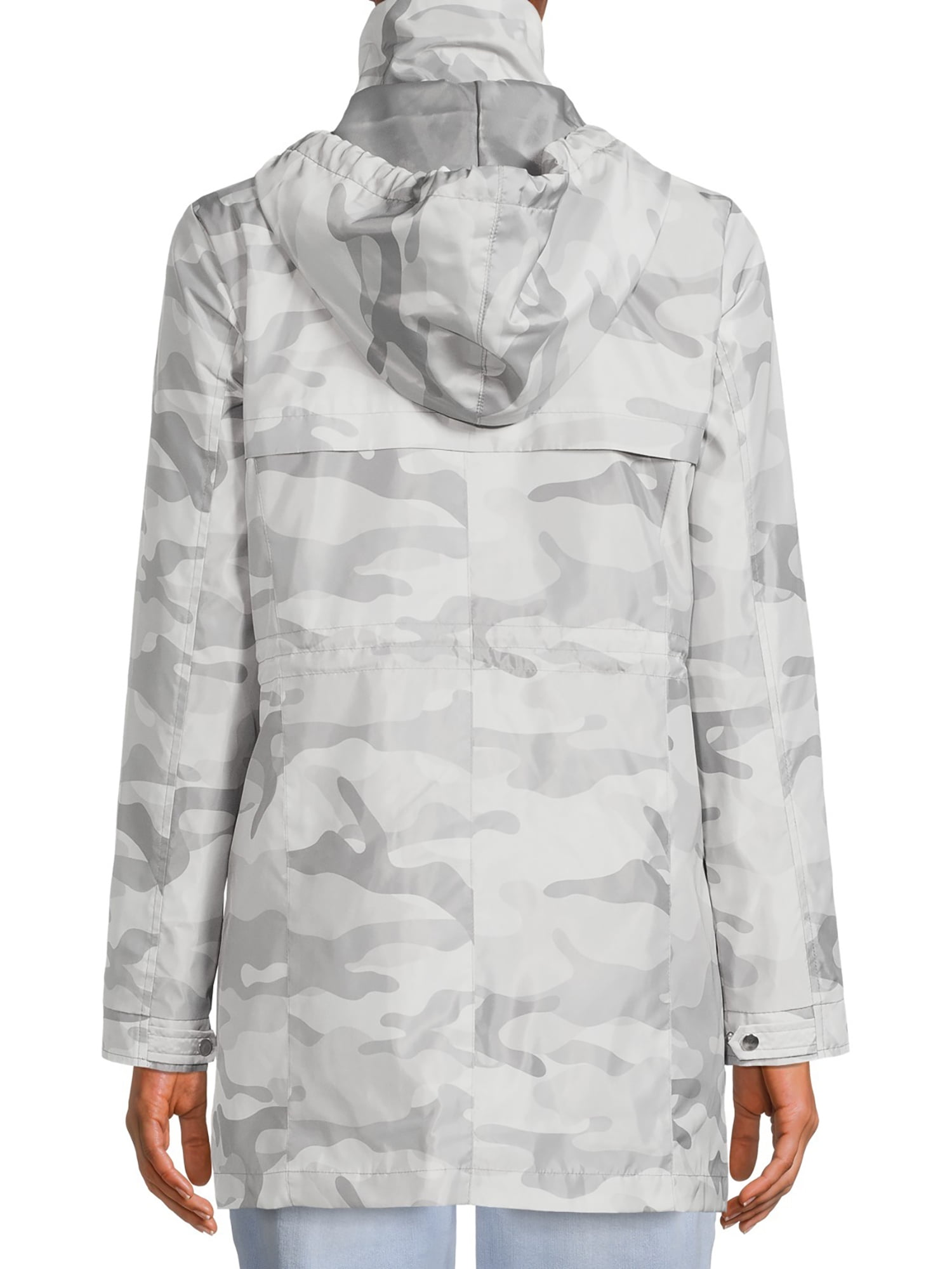Me Jane Women s Camo Rain Jacket with Hood Walmart