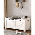 thumbnail image 2 of Hzuaneri 39.4" Storage Bench,Lift-Top Storage Trunk, Toy Box Chest, White SB04503X, 2 of 7