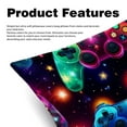 thumbnail image 2 of Game Controller with Unique Patterns - Set of 2 for Pillows Covers - Available in 16x16, 18x18, 20x20 Inches - Great for Throw Pillow Covers - Versatile for Various Occasions, 2 of 6