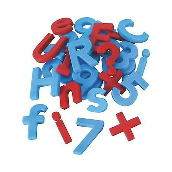 Educational Insights Color-Coded Alphamagnets and Mathmagnets, 214 Pieces