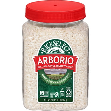 RiceSelect Arborio Rice, Italian-Style Rice for Risotto, 2 lb Jar