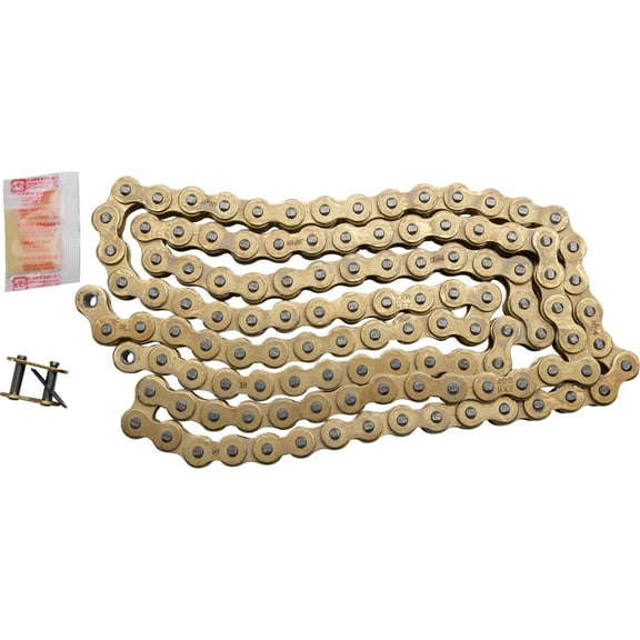 RK GB420MXZ Heavy Duty Gold MX Race Motorcycle Chain - 120 Link