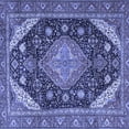 thumbnail image 1 of Ahgly Company Indoor Square Persian Blue Traditional Area Rugs, 4' Square, 1 of 4