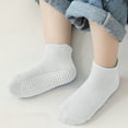 thumbnail image 3 of TELOLY 6Pcs 3T Socks Comfortable Fabric Toddler Crew Socks Non-Slip Toddler Socks 2T-3T Style1, 3 of 5