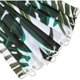 thumbnail image 4 of Cortina de ducha con hojas de palmera tropical de jungla con 12 ganchos, 180 x 180 cm, fondo blanco de monstera verde, cortinas de baño resistentes al agua, a prueba de moho, tela de, 4 of 4