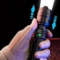 thumbnail image 4 of Oliegs Heated Blanket Versatile Handheld Flashligh Digital Display Strong Light Flashlight Telescopic Flashlight Long Life Three Dimming Fast Charging Flashlights Camping Essentia Chocolate, 4 of 5
