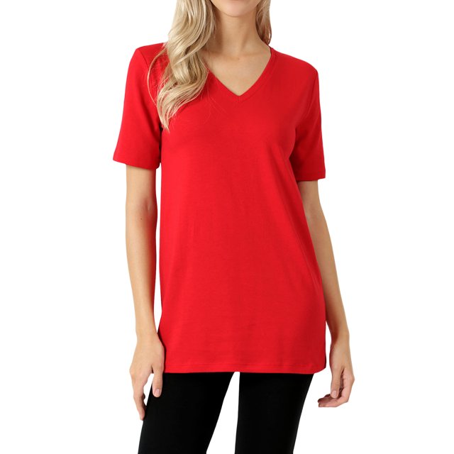 Zenana Full Size V-Neck Rolled Short Sleeve T-Shirt and Leggings Lounge Set - Brush