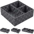 thumbnail image 3 of Woven Storage Box Cube Basket Bin Container Tote Organizer Divider for Drawer,Closet,Shelf, Dresser, 3 of 6