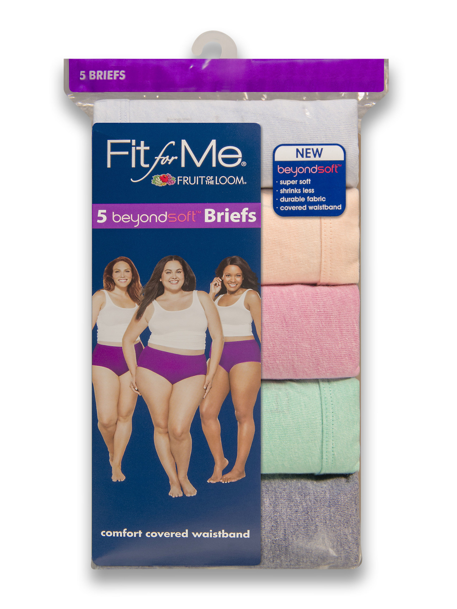 Fruit of the Loom Women's Plus Size Beyond Soft Wireless Cotton