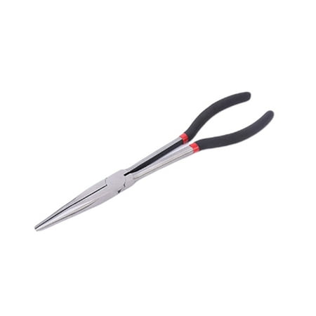 

JUNTEX 11 Extra Long Reach Nose Duckbill Pliers 90 /45/25 Degree Straight Needle O-type Multitool Hand Tool Antirust Multipurpose Home Improvement Hardware Tools