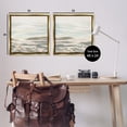thumbnail image 4 of Stupell Industries Brushed Desert Landscape Abstract Painting Gold Floater Framed Canvas Art Print Wall Art, 25 x 25, Set of 2, 4 of 10