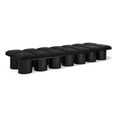 thumbnail image 1 of Meridian Furniture Pavilion Black Boucle Fabric Bench, 1 of 15