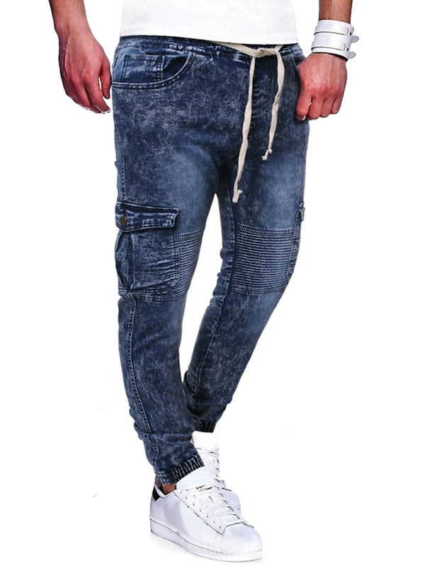 walmart mens jeans with elastic waist