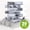 Dark Gray, variant on 20pcs 3D Faux Brick Wall Panels 11.8"x11.8", Thin Small Size PVC Brick Tiles, Peel and Stick Self-Adhesive Wall Stickers for Living Room Bedroom Bathroom Kitchen Decor