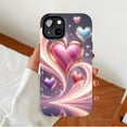 thumbnail image 2 of Valentine's Day Heart Design Phone Case for Couples, Compatible with iPhone 11/12/13/14/15/16 (Pro Max/Plus), 2 of 9